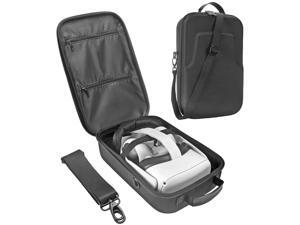 Hard Travelling Case Storage Carry Case Protective Pouch Bag Carrying Case for Oculus Quest 2 and Oculus Quest All-in-one VR Gaming Headset (Black) Hard Travelling Case Storage Carry Case Protective Pouch Bag Carrying Case for Oculus Quest 2 and Oculus Quest All-in-one VR Gaming Headset (Black)