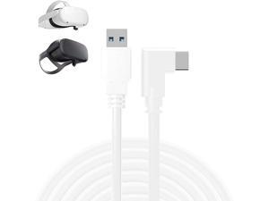 for VR Link Cable 16 Feet (5 Meters) for Oculus Quest 2, High Speed Data Transfer USB 3.2 Gen 1 USB A USB 3.0 to Type-C Cable Compatible for Oculus Quest 1 and Quest 2 to a Gaming PC (White, 16feet) for VR Link Cable 16 Feet (5 Meters) for Oculus Quest 2, High Speed Data Transfer USB 3.2 Gen 1 USB A USB 3.0 to Type-C Cable Compatible for Oculus Quest 1 and Quest 2 to a Gaming PC (White, 16feet)