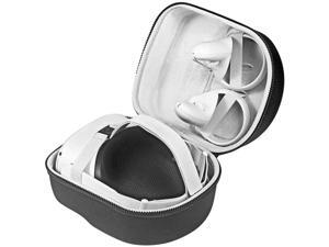 Carry Case for Oculus Quest 2/Oculus Quest All-in-one VR Gaming Headset Travel Case Protective Bag High Capacity Storage Cover for Gaming Touch Controllers, Charge Cable and Adapter (Black) Carry Case for Oculus Quest 2/Oculus Quest All-in-one VR Gaming Headset Travel Case Protective Bag High Capacity Storage Cover for Gaming Touch Controllers, Charge Cable and Adapter (Black)