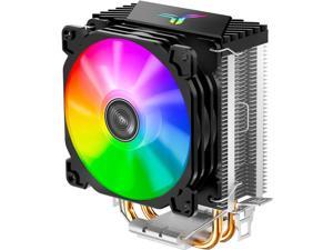 2 Heat Pipe Tower CPU Cooler RGB 3Pin Cooling Fans Heatsink for LGA 775/1150/1151/1155/1156 AM4/AM3+/AM2+/FM2+/FM1