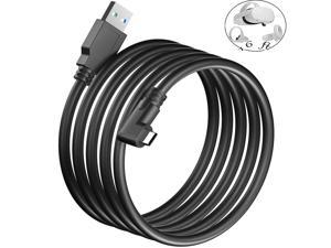 Compatible for Oculus Quest 2 Link Cable 16ft5M USB30 USB A to USB Type C Cable 90 Degree Right Angle Cord 5Gbps Fast Data Transfer USB C Charging Cable for Oculus Quest 12 VR Headset Gaming PC