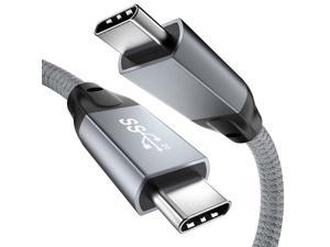 USB C to USB C 3.2 Cable 5FT/1.5M, 100W & 20Gbps USB 3.2 Gen 2x2 Type C Cable, 4K @60Hz Video Cord with E-Marker for Thunderbolt 3/4, i-Mac, Mac-Book, Dell XPS, iPad Pro, Galaxy S21, Switch etc