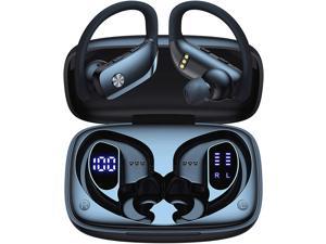 Bluetooth Sports Headphones,Ture Wireless Earbuds in Ear Earphone noise cancellation, Bluetooth 5.0 Headset IPX7 waterproof, TWS Earbuds HiFi Bass with HD microphone for sports running training