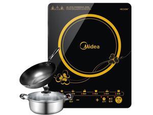 Midea induction cooker rt2160 is waterproof, high-power and multi-functional, and can send soup pot and frying pan regularly Midea induction cooker rt2160 is waterproof, high-power and multi-functional, and can send soup pot and frying pan regularly