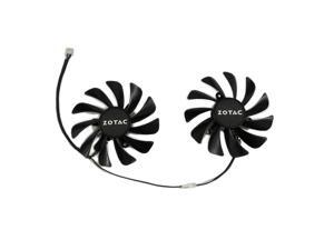 2pcs/set ZOTAC GeForce GTX 1070 Ti AMP Edition GPU VGA Cooler Fan For GeForce GTX 1070Ti AMP Core Video Cards As Replacement 2pcs/set ZOTAC GeForce GTX 1070 Ti AMP Edition GPU VGA Cooler Fan For GeForce GTX 1070Ti AMP Core Video Cards As Replacement