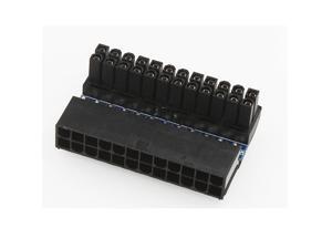 ATX 24Pin Female to 24pin Male 90 Degree Power Adapter Mainboard Motherboard 24 Pin Connector For Desktops PC Cable Power Supply ATX 24Pin Female to 24pin Male 90 Degree Power Adapter Mainboard Motherboard 24 Pin Connector For Desktops PC Cable Power Supply