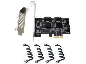 PCI e PCIE to SATA Card PCI-E Adapter PCI Express to SATA3.0 Converter 4-Port SATA III 6G Expansion Controller Card Adapter IPFS PCI e PCIE to SATA Card PCI-E Adapter PCI Express to SATA3.0 Converter 4-Port SATA III 6G Expansion Controller Card Adapter IPFS