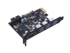 PCI Express Card to 3 PORTS USB 3.0 2 PORTS USB3.1 Type C Internal USB 3.0 20PIN 7 Ports USB HUB pcie to Type-c Converter Card PCI Express Card to 3 PORTS USB 3.0 2 PORTS USB3.1 Type C Internal USB 3.0 20PIN 7 Ports USB HUB pcie to Type-c Converter Card