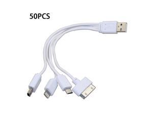 50 PCS 4 In 1 Universal Micro USB Cable Line Fast Charging Wire Phone For Samsung Xiaomi Huawei Iphone 4S 5S 6S 7 Plus,0.2m 50 PCS 4 In 1 Universal Micro USB Cable Line Fast Charging Wire Phone For Samsung Xiaomi Huawei Iphone 4S 5S 6S 7 Plus,0.2m
