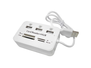 3 Ports Spliter Power Adapter Micro USB Hub 2.0 Combo TF/SD/MS/M2 Card Reader All in One PC Computer Accessories 3 Ports Spliter Power Adapter Micro USB Hub 2.0 Combo TF/SD/MS/M2 Card Reader All in One PC Computer Accessories