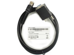 5V 2 A M RS232 serie de Cable recto Compatible para cebra LI3608 LI3678 DS3608 DS3678 Cable para Escáner de código de barras