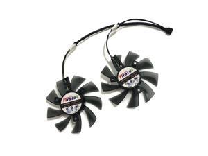 2Pcs/set Computer Video Card Cooler Fan Replace For HIS 7950 IceQ X2 Boost Clock 3GB GDDR5 Graphics Card 2Pcs/set Computer Video Card Cooler Fan Replace For HIS 7950 IceQ X2 Boost Clock 3GB GDDR5 Graphics Card