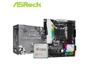 Asrock B450M B450 Motherboard set with Ryzen 5 2600 AM4 CPU Processor Asrock B450M B450 Motherboard set with Ryzen 5 2600 AM4 CPU Processor