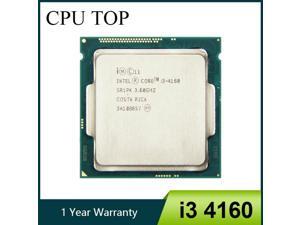 Intel Core i3 4160 Dual Core 3.60GHz Haswell CPU 5 GT/s 3MB SR1PK LGA1150 Processor Intel Core i3 4160 Dual Core 3.60GHz Haswell CPU 5 GT/s 3MB SR1PK LGA1150 Processor