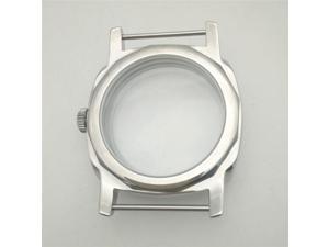Stainless Steel Watch Case 47MM Replacement Watch Shell for ETA 6497 6498 for  ST3600 ST3620 Watch Movement Repair Kit