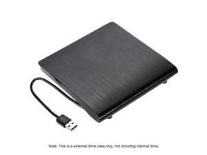 Ultra Slim Portable USB 3.0 SATA 12.7mm External Optical Disk Drive Case Box for PC Laptop Notebook Ultra Slim Portable USB 3.0 SATA 12.7mm External Optical Disk Drive Case Box for PC Laptop Notebook