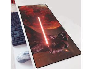 Gaming Mouse Pad Star Wars 400X900X2MM Extended Anti-slip Desk Mat Durable Rubber Desk Pad  with Lock Edge Mousepad for PC Laptop