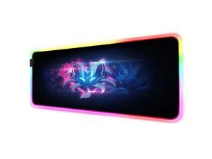 League of Legends RGB Mouse Pad Computer Keyboard Pad Gaming Accessories LED Gamer PC Desk Mat USB Gaming Mousepad with Backlight