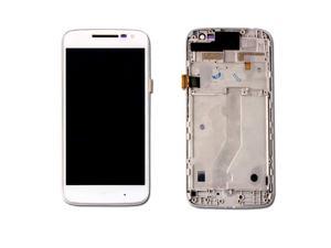 Replacement LCD Display Touch Screen Digitizer Assembly With Frame Compatible With Motorola Moto G4 Play - White