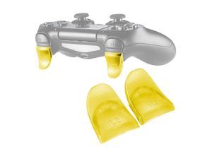 L2 R2 Buttons Extension Trigger 1 Pair For PlayStation 4 / PS4 Slim / PS4 Pro DualShock 4 DS4 V1 V2 Controllers - Yellow