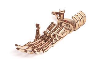 DIY build your own mechanical hand. All materials included in the kit. Made of birch, assembled like a puzzle with no glue and rubber bands. Slip on hand and have fun! DIY build your own mechanical hand. All materials included in the kit. Made of birch, assembled like a puzzle with no glue and rubber bands. Slip on hand and have fun!