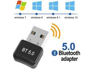 Bluetooth USB Adapter for Window7/8/10 Linux Hommie Bluetooth Key USB 5.0 20M USB Bluetooth Plug And Play Speakers Keyboard Bluetooth Headphone Adapter Except Apple Mouse