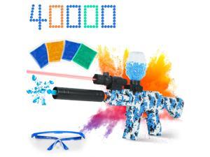 Rechargeable Electric Gel Blaster for Outdoor Gel Ball Blaster Shooting Team Game with Infrared Indicator and 40000 Water Beads, Ages 12+,M416