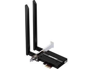 TROPRO PCIe WiFi 6 Card Bluetooth 5.1 AX 3000 Mbps AX200 Dual Band 5.GHz/2.4GHz PCI-E Wireless WiFi Network Adapter Card for Desktop Windows 10 64-bit