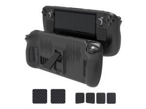 Case for Steam Deck, Full Body Silicone Protective Cover Case, Shockproof Non-Slip Anti-Collision Accessories Compatible with Steam Deck