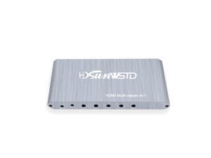HDMI Switch 4X1HDMI Quad Multi-Viewer HDMI Switcher 4 In 1 Out HDMI Switch Support 1080p 3D for PS4 PC STB DVD Security Camera HDMI Switch 4X1HDMI Quad Multi-Viewer HDMI Switcher 4 In 1 Out HDMI Switch Support 1080p 3D for PS4 PC STB DVD Security Camera