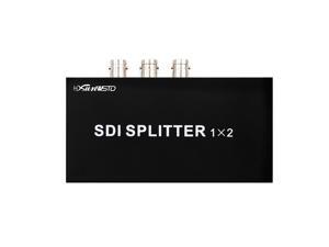 SDI Splitter 1x2 Supports SD-SDI, HD-SDI, 3G-SDI up to 1320 Ft (1 Input and 2 outputs) SDI Splitter 1x2 Supports SD-SDI, HD-SDI, 3G-SDI up to 1320 Ft (1 Input and 2 outputs)