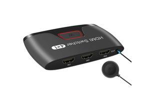 HDMI Switch 4K 4 Ports HDMI Switcher Splitter Hub 4K Full HD 1080P 3D Compatible for PC Laptop Xbox 360 One PS4 PS3 Nintendo Switch Blu-ray Player Roku Fire Stick with Desktop Switch Cable HDMI Switch 4K 4 Ports HDMI Switcher Splitter Hub 4K Full HD 1080P 3D Compatible for PC Laptop Xbox 360 One PS4 PS3 Nintendo Switch Blu-ray Player Roku Fire Stick with Desktop Switch Cable