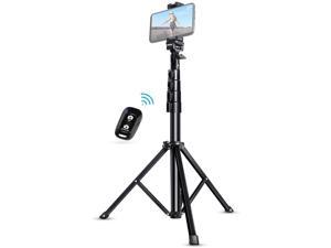 Selfie Stick Tripod, UBeesize 51" Extendable Tripod Stand with Bluetooth Remote for iPhone & Android Phone, Heavy Duty Aluminum, Lightweight