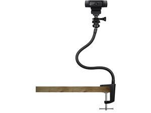 15 Inch Webcam Stand - Enhanced Flexible Gooseneck with Jaws Clamp Clip Desk Mount Holder for Logitech Webcam C930e,C930,C920, C922x,C922, Brio 4K, C925e,C615, GoPro Hero 8/7/6/5 by Pipishell 15 Inch Webcam Stand - Enhanced Flexible Gooseneck with Jaws Clamp Clip Desk Mount Holder for Logitech Webcam C930e,C930,C920, C922x,C922, Brio 4K, C925e,C615, GoPro Hero 8/7/6/5 by Pipishell