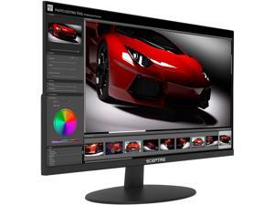 Sceptre E248W-19203R 24" Ultra Thin 75Hz 1080p LED Monitor 2x HDMI VGA Build-in Speakers, Machine Black (Wide Viewing Angle 178° (Horizontal) / 178° (Vertical) Sceptre E248W-19203R 24" Ultra Thin 75Hz 1080p LED Monitor 2x HDMI VGA Build-in Speakers, Machine Black (Wide Viewing Angle 178° (Horizontal) / 178° (Vertical)