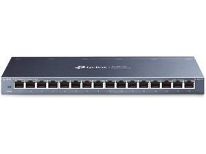 Updated Unmanaged 16 Port Gigabit Ethernet Network Switch | Desktop/ Wall-Mount | Fanless | Sturdy Metal w/ Shielded Ports | Traffic Optimization Updated Unmanaged 16 Port Gigabit Ethernet Network Switch | Desktop/ Wall-Mount | Fanless | Sturdy Metal w/ Shielded Ports | Traffic Optimization