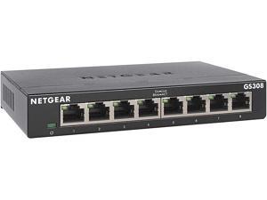 New NETGEAR 8-Port Gigabit Ethernet Unmanaged Switch - Home Network Hub, Office Ethernet Splitter, Plug-and-Play, Fanless Metal Housing, Desktop or Wall Mount