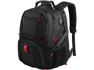 Laptop Backpack with USB Charging Port & Headphone Port, 17-Inch Fashional Computer School Backpack Water Resistant Business Bag Black Anti-theft Travel Backpacks for Men Women Laptop Backpack with USB Charging Port & Headphone Port, 17-Inch Fashional Computer School Backpack Water Resistant Business Bag Black Anti-theft Travel Backpacks for Men Women