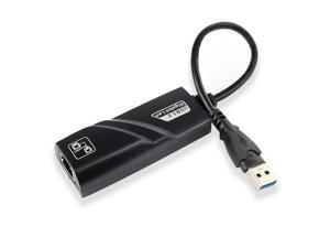 USB 3.0 to RJ45 Gigabit Ethernet LAN USB Network, 10/100/1000 Mbps USB to Ethernet Network Adapter For PC Laptop windows