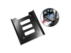 Professional 2.5 Inch To 3.5 Inch SSD HDD Metal Adapter Rack Hard Drive SSD Mounting Bracket Holder For PC Black