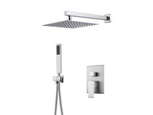 Lanbo Luxury Tub Shower System Wall Mounted Shower Faucet Mixer Black Shower Head Combo Set Lanbo Luxury Tub Shower System Wall Mounted Shower Faucet Mixer Black Shower Head Combo Set