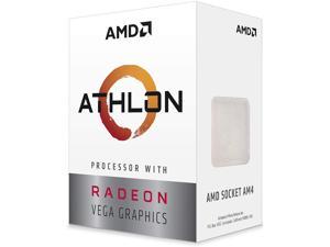 AMD Athlon 3000G Picasso (Zen+) 3.5GHz Dual-Core Unlocked OC AM4 Processor with Vega 3 Graphics