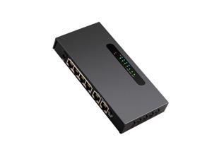 Diewu 6 Port Poe Gigabit Ethernet Network Switch 10/100/1000Mpbs Lan Hub 4 Port Poe Power Switch Injector For Ip Camera(Us Diewu 6 Port Poe Gigabit Ethernet Network Switch 10/100/1000Mpbs Lan Hub 4 Port Poe Power Switch Injector For Ip Camera(Us