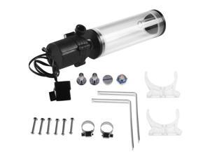Semoic Pc Water Cooling System Set G1//4 Universal CPU Waterblock 160Mm Water Tank Pump 120Mm Radiator 2M Hose Cooling Fans Kit
