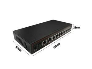 Diewu 10 Port Spoe Ethernet Network Switch 10/100Mpbs Hub 8 Ports Poe Switch Injector For Ip Camera(Us Plug) Diewu 10 Port Spoe Ethernet Network Switch 10/100Mpbs Hub 8 Ports Poe Switch Injector For Ip Camera(Us Plug)