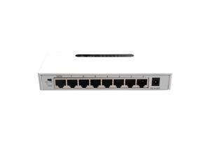 Diewu 8 Port Gigabit Ethernet Network Switch 10/100/1000Mpbs Desktop Lan Hub Full/Half Duplex Exchange Ethernet Switch(Eu Diewu 8 Port Gigabit Ethernet Network Switch 10/100/1000Mpbs Desktop Lan Hub Full/Half Duplex Exchange Ethernet Switch(Eu