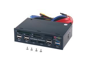 5.25inch Accessories ESATA Computer PC Media Dashboard Internal Card Reader Front Panel Hub Optical Drive Multifuntion USB 3.0 5.25inch Accessories ESATA Computer PC Media Dashboard Internal Card Reader Front Panel Hub Optical Drive Multifuntion USB 3.0
