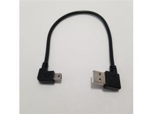 10pcs/lot 90 Degree Right Angle USB 2.0 to Left Mini Male to Male Connector USB Cable 25cm,Black,about 25cm 10pcs/lot 90 Degree Right Angle USB 2.0 to Left Mini Male to Male Connector USB Cable 25cm,Black,about 25cm