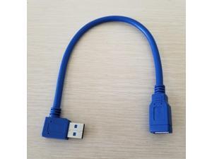 90 Degree Right Angle USB 3.0 Type A Extension Data Cable Male to Female Blue 30cm,Blue,30cm 90 Degree Right Angle USB 3.0 Type A Extension Data Cable Male to Female Blue 30cm,Blue,30cm
