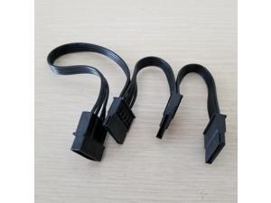 4Pin IDE Molex to 3-Port 15Pin SATA Power Cable Cord Lead 18AWG Wire For Hard Drive HDD SSD PC Server DIY Black,Black,40cm 4Pin IDE Molex to 3-Port 15Pin SATA Power Cable Cord Lead 18AWG Wire For Hard Drive HDD SSD PC Server DIY Black,Black,40cm